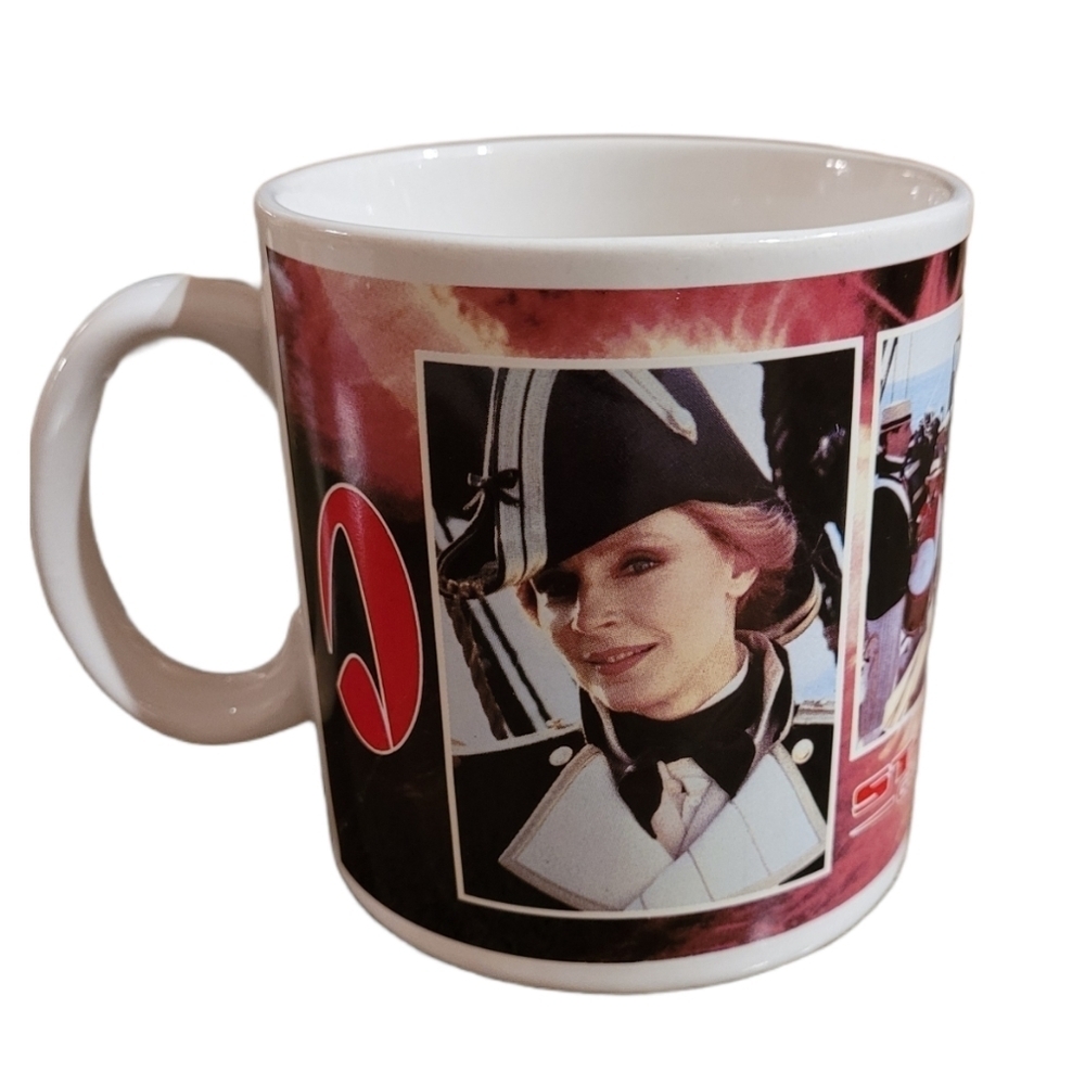 Vintage‎ 1994 Star Trek Generations Mug Applause Picard Riker Worf Sci-Fi 45945